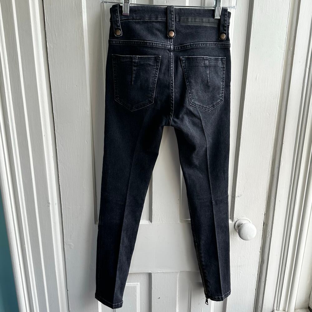 Ben Taverniti Unravel Project Lace Up Jeans Black - Gem